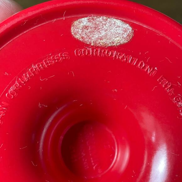 Vintage Budweiser Beer Ashtray Red Plastic 1980s Bar Bud Advertisement American - Picture 11 of 16